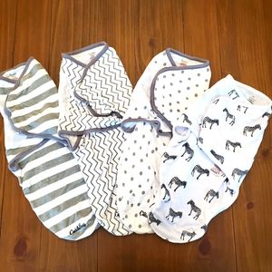 Lot of 4 Swaddles Size S/M